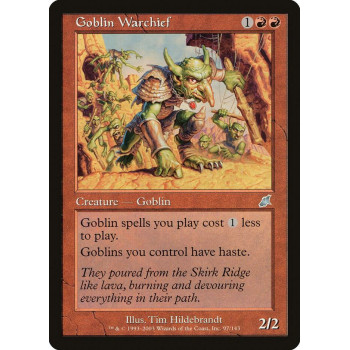 Goblin Warchief - Scourge (SCG)