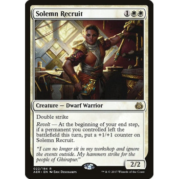 Solemn Recruit - Aether Revolt (AER)