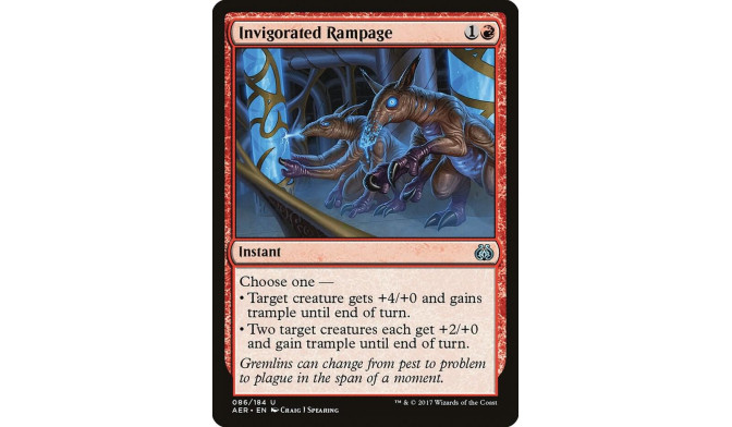 Invigorated Rampage - Aether Revolt (AER)