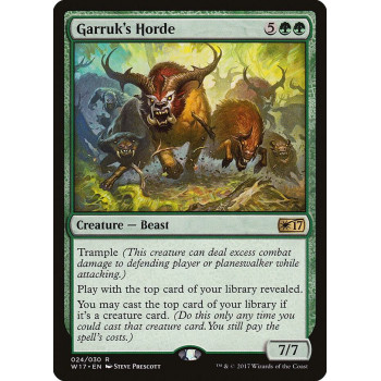 Garruk's Horde - Welcome Deck 2017 (W17)