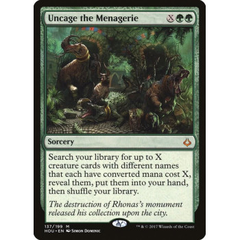 Uncage the Menagerie - Hour of Devastation (HOU)