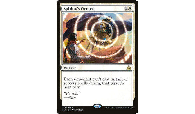 Sphinx's Decree - Rivals of Ixalan (RIX)