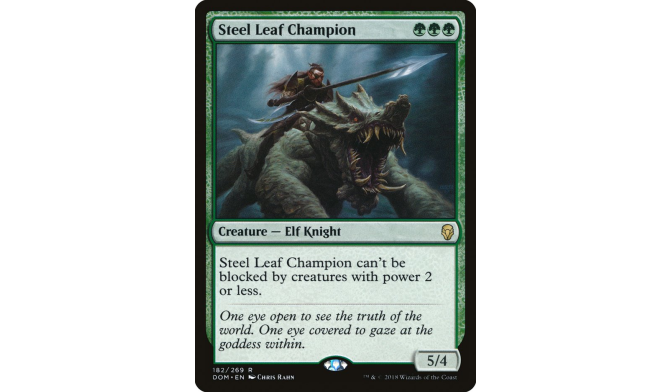 Steel Leaf Champion - Dominaria (DOM)