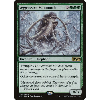 Aggressive Mammoth - Core Set 2019 (M19)