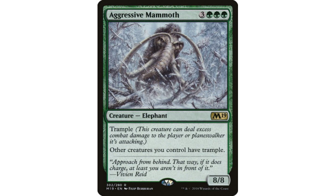 Aggressive Mammoth - Core Set 2019 (M19)