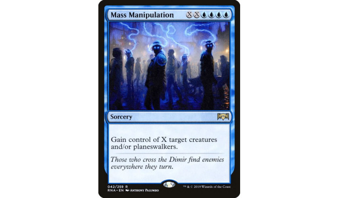Mass Manipulation - Ravnica Allegiance (RNA)