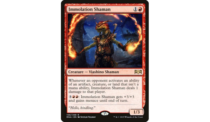 Immolation Shaman - Ravnica Allegiance (RNA)