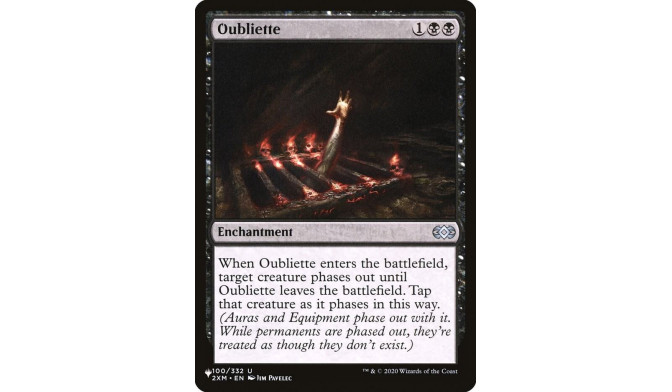 Oubliette - The List Reprints (LIST)