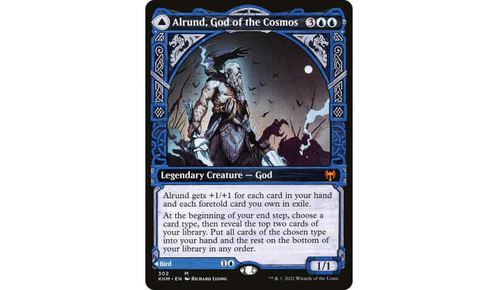 Alrund, God of the Cosmos (Showcase) - Kaldheim (KHM)