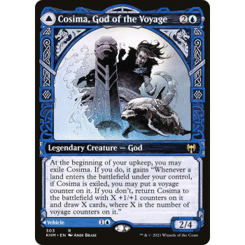 Cosima, God of the Voyage (Showcase) - Kaldheim (KHM)