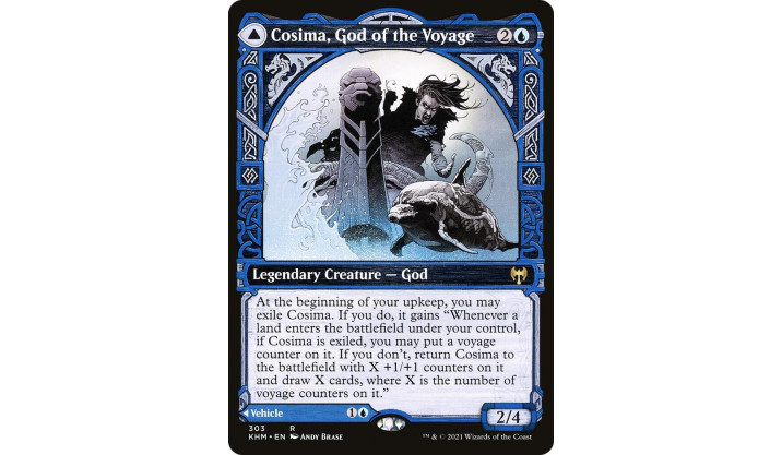 Cosima, God of the Voyage (Showcase) - Kaldheim (KHM)