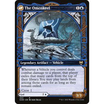 Cosima, God of the Voyage (Showcase) - Kaldheim (KHM)