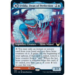 Uvilda, Dean of Perfection (Extended Art) - Strixhaven: School of Mages (STX)