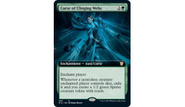 Curse of Clinging Webs (Extended Art) - Commander: Innistrad: Midnight Hunt (MIC)