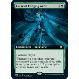 Curse of Clinging Webs (Extended Art) - Commander: Innistrad: Midnight Hunt (MIC)