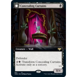 Concealing Curtains (Extended Art) - Innistrad: Crimson Vow (VOW)