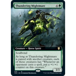 Thundering Mightmare (Extended Art) - Commander: Innistrad: Crimson Vow (VOC)