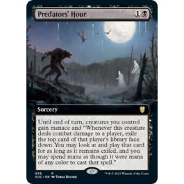 Predators' Hour (Extended Art) - Commander: Innistrad: Crimson Vow (VOC)