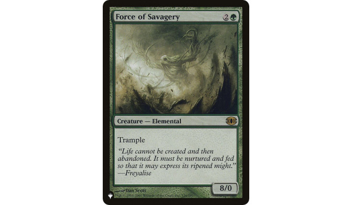 Force of Savagery - The List Reprints (LIST)