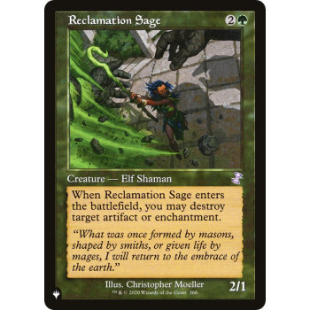 Reclamation Sage - The List Reprints (LIST)