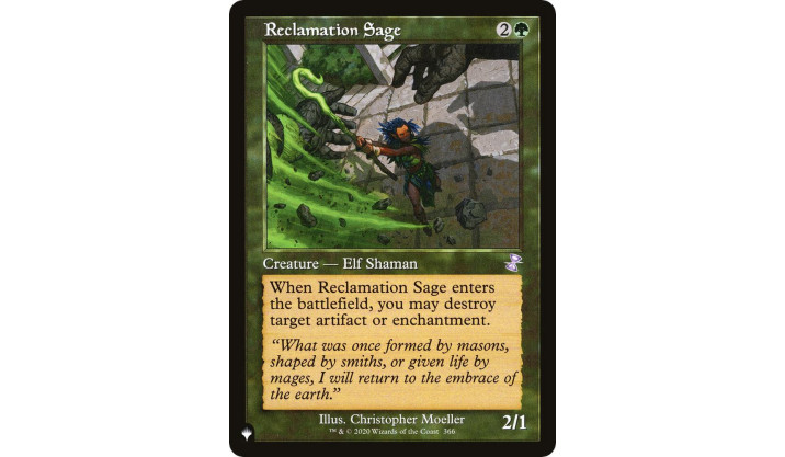 Reclamation Sage - The List Reprints (LIST)