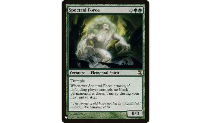 Spectral Force - The List Reprints (LIST)