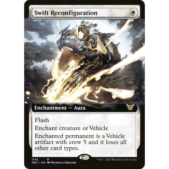 Swift Reconfiguration (Extended Art) - Commander: Kamigawa: Neon Dynasty (NEC)