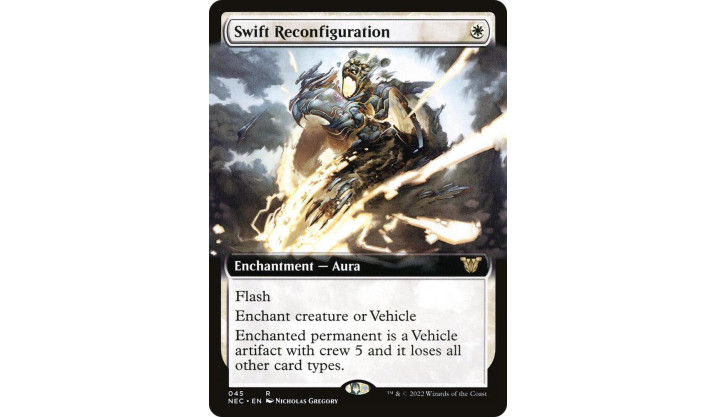 Swift Reconfiguration (Extended Art) - Commander: Kamigawa: Neon Dynasty (NEC)