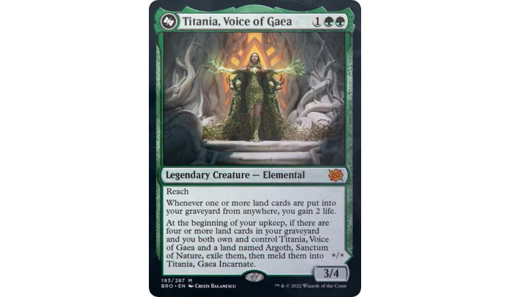 Titania, Voice of Gaea - The Brothers' War (BRO)