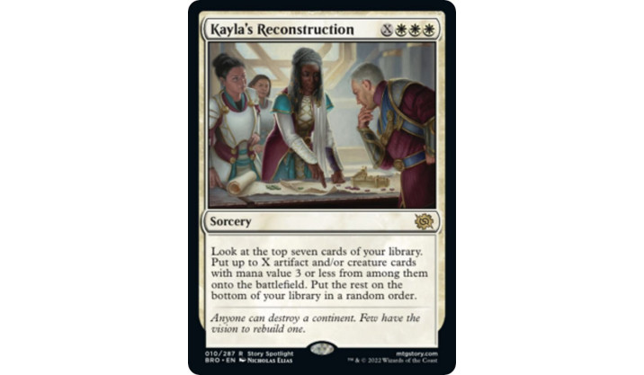 Kayla's Reconstruction - The Brothers' War (BRO)