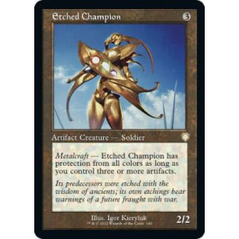 Etched Champion (Retro Frame) - Commander: The Brothers' War (BRC)
