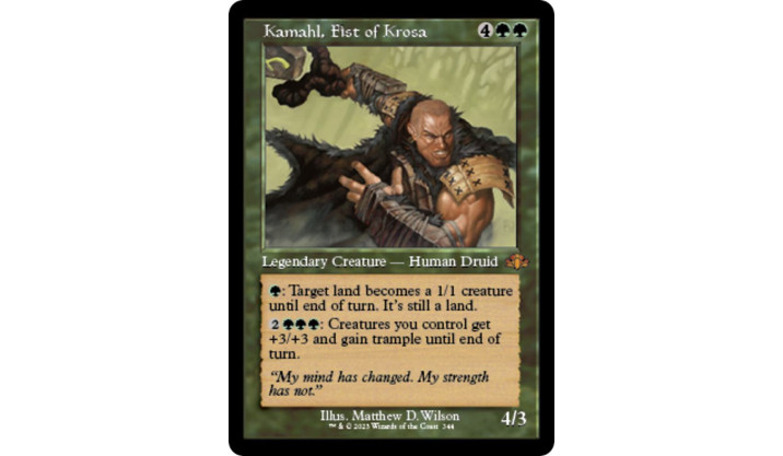Kamahl, Fist of Krosa (Retro Frame) - Dominaria Remastered (DMR)