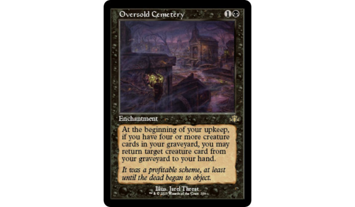 Oversold Cemetery (Retro Frame) - Dominaria Remastered (DMR)