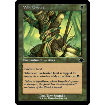 Wild Growth (Retro Frame) - Dominaria Remastered (DMR)