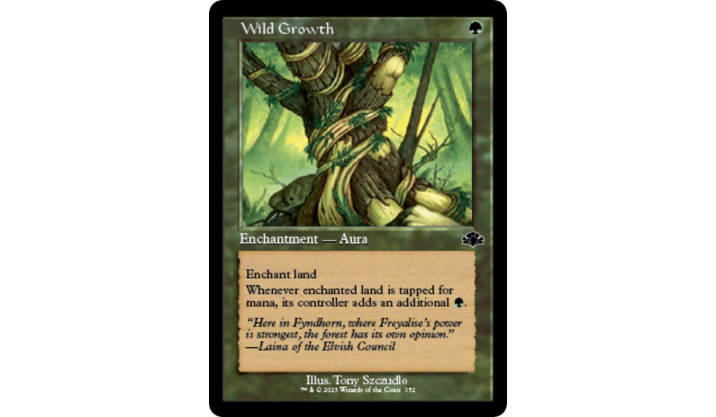Wild Growth (Retro Frame) - Dominaria Remastered (DMR)