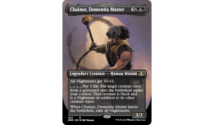 Chainer, Dementia Master (Borderless) - Dominaria Remastered (DMR)