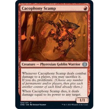 Cacophony Scamp - Phyrexia: All Will Be One (ONE)