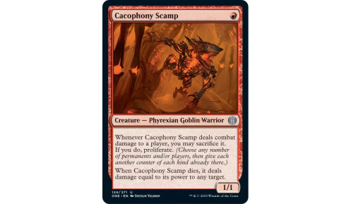 Cacophony Scamp - Phyrexia: All Will Be One (ONE)