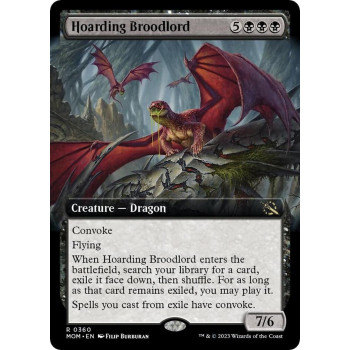 Hoarding Broodlord (Extended Art) - March of the Machine (MOM)