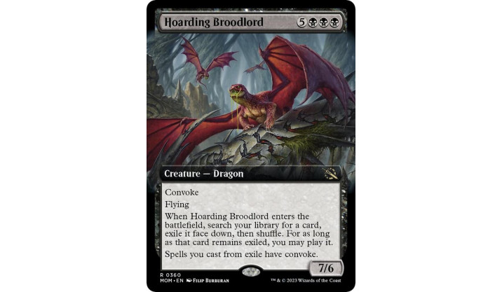 Hoarding Broodlord (Extended Art) - March of the Machine (MOM)