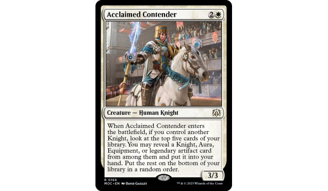 Acclaimed Contender - Commander: March of the Machine (MOC)