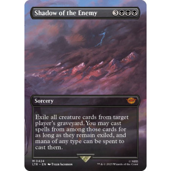 Shadow of the Enemy (Borderless) - Universes Beyond: The Lord of the Rings: Tales of Middle-earth (LTR)