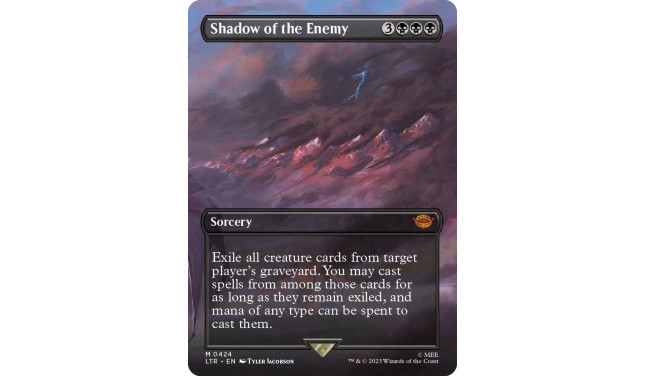 Shadow of the Enemy (Borderless) - Universes Beyond: The Lord of the Rings: Tales of Middle-earth (LTR)