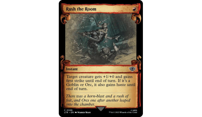 Rush the Room (Showcase Scrolls) - Universes Beyond: The Lord of the Rings: Tales of Middle-earth (LTR)