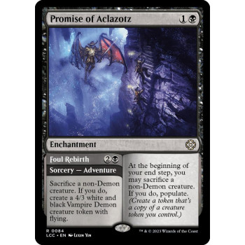 Promise of Aclazotz - Commander: The Lost Caverns of Ixalan (LCC)