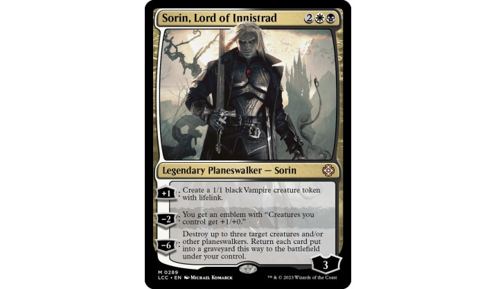 Sorin, Lord of Innistrad - Commander: The Lost Caverns of Ixalan (LCC)