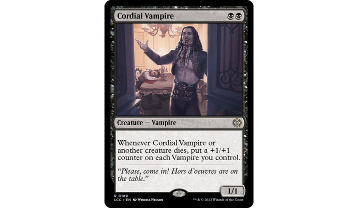 Cordial Vampire - Commander: The Lost Caverns of Ixalan (LCC)