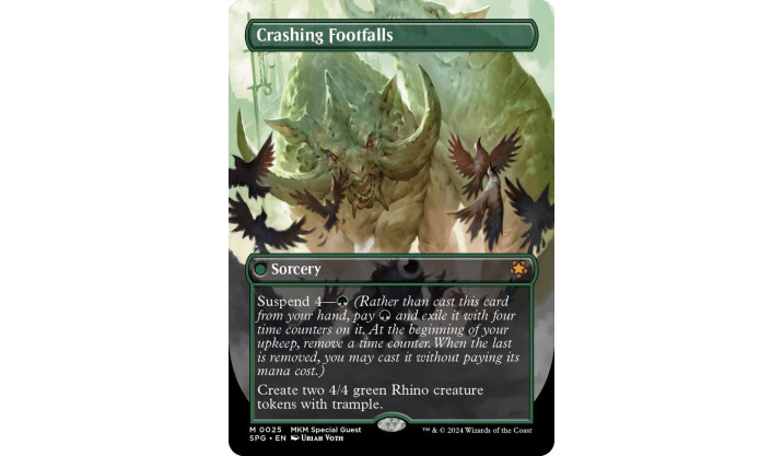 Crashing Footfalls (Borderless) - Special Guests (SPG)