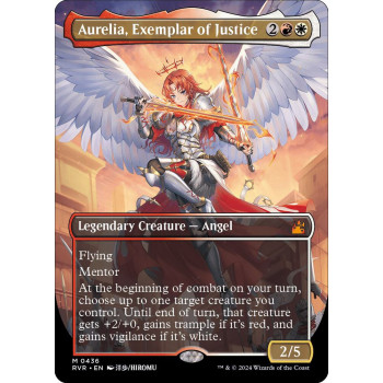 Aurelia, Exemplar of Justice (Anime Borderless) - Ravnica Remastered (RVR)