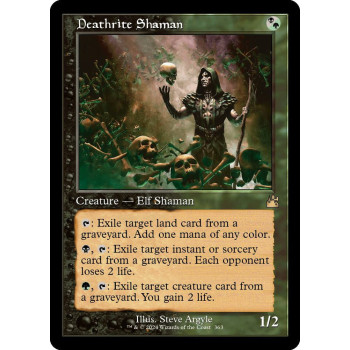 Deathrite Shaman (Retro Frame) - Ravnica Remastered (RVR)